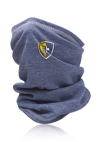 Blue color option for Anti Microbial Heathered Neck Gaiter And Bandana