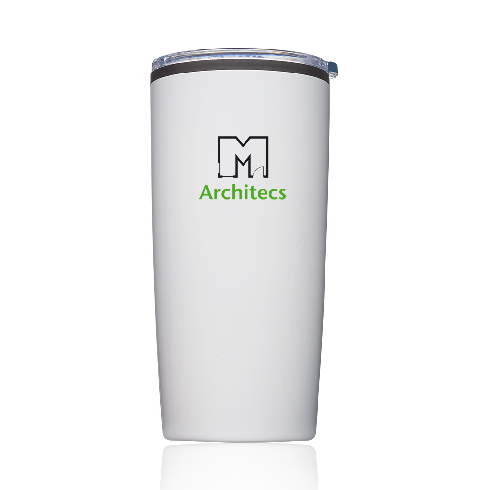 White color option for 20 Oz. Glacier Plastic Tumblers