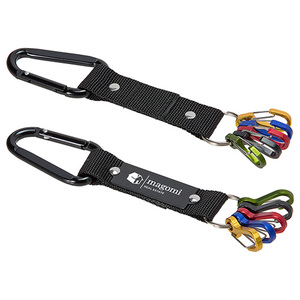 Photo of Aluminum Carabiner Strap With Color Code Key Clips