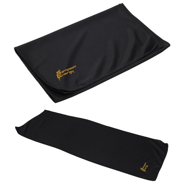 Medium Black color option for Chiller Rpet Cooling Towel