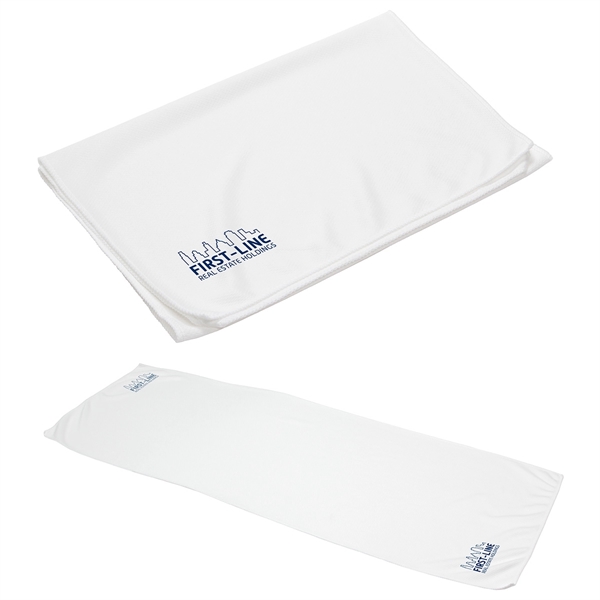 Medium White color option for Chiller Rpet Cooling Towel