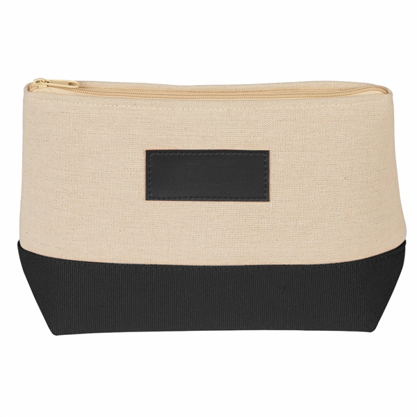 Natural/Black color option for Allure Cosmetic Bag