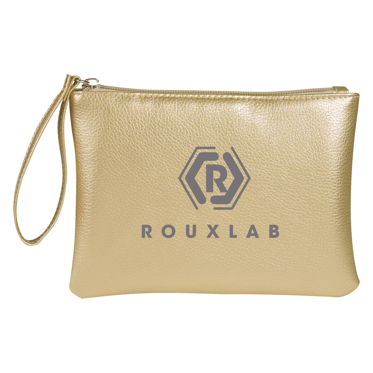 Gold color option for Metallic Divine Cosmetic Bag