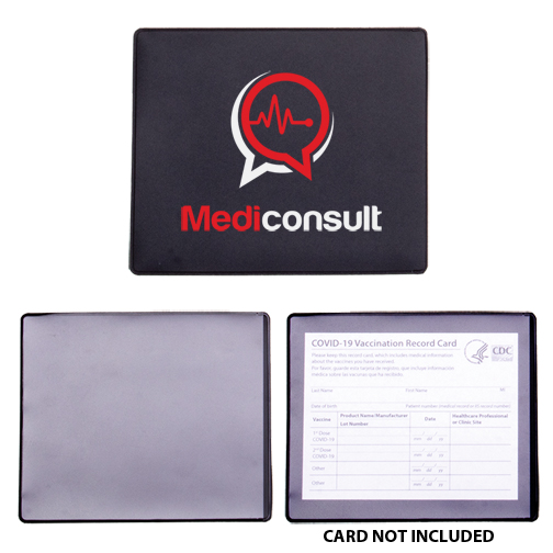 Black color option for Covid 19 Vaccination Card Holder