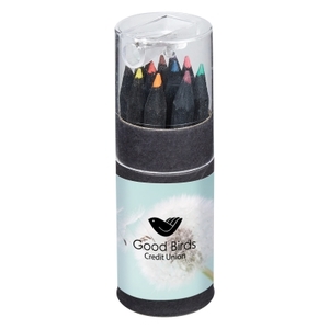Photo of Blackwood 12 Piece Colored Pencil Set In Tube With Sharpener