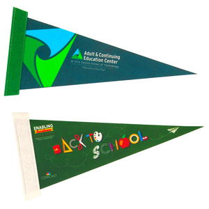 Photo of 4" X 10" Full Color Felt Pennant