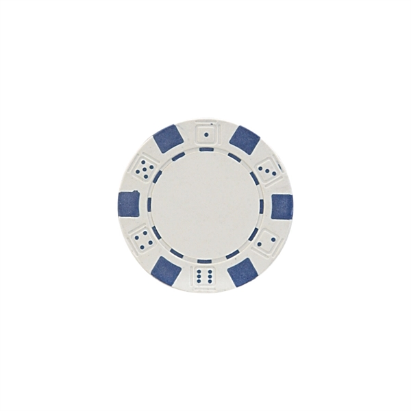 White color option for 11.5 G Professional Clay Poker Chips