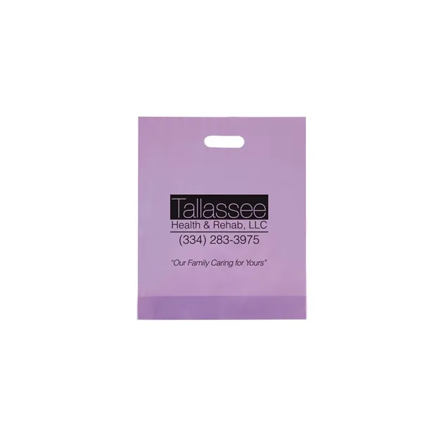Lavender color option for Frosted Die Cut Bag (12" X 15")