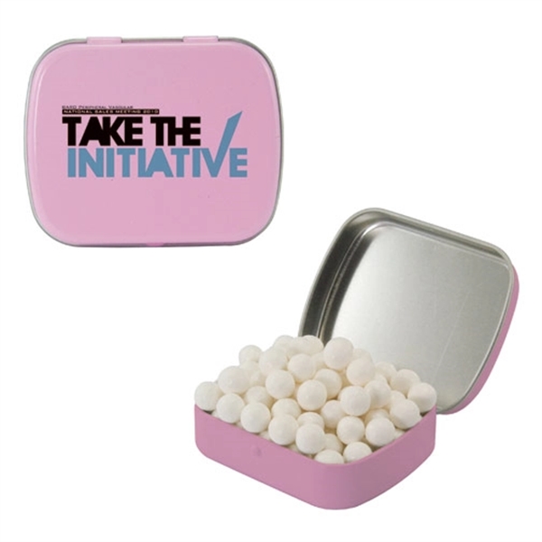 Pink/Black/Blue color option for Small Tin
