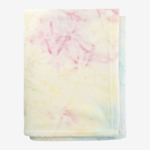 Photo of Tie Dye Flannel Fleece Blanket