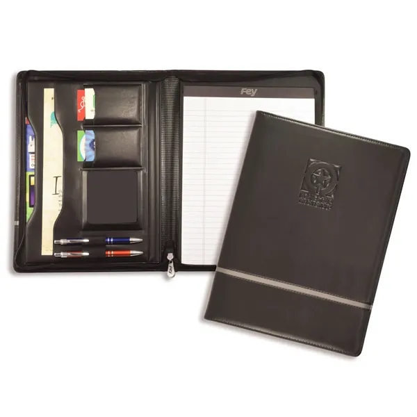 Black color option for Chartwell Zippered Padfolio