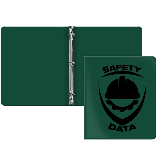 Hunter Green color option for 1 1/2" Poly Binder
