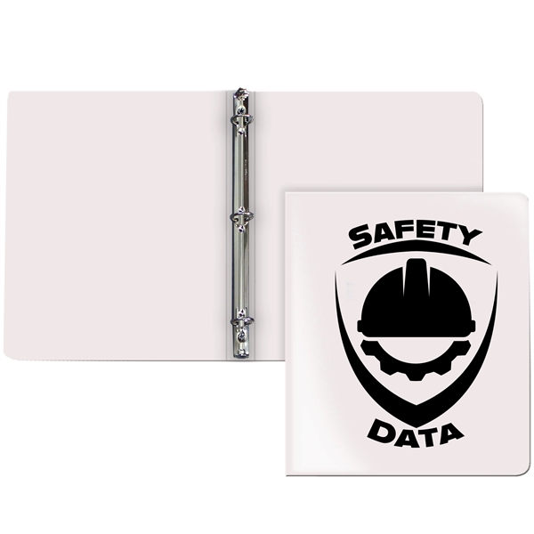 White color option for 1 1/2" Poly Binder
