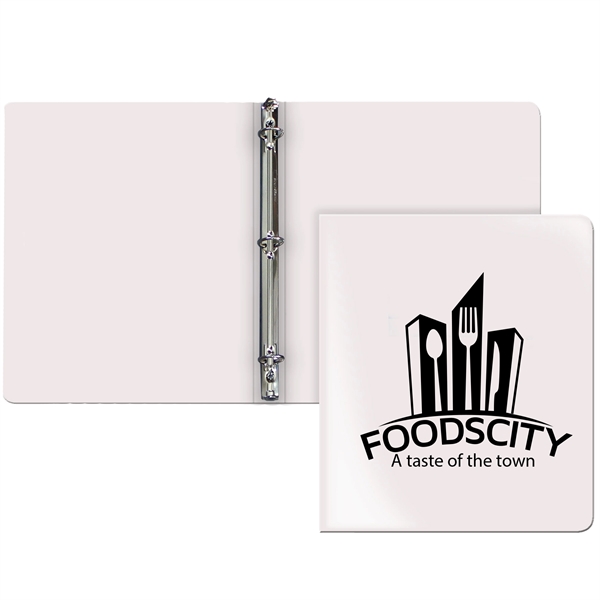 White color option for 1" Poly Binder