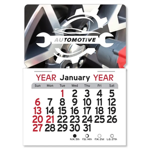 Photo of Magnetic Rectangle Peel N Stick Calendar