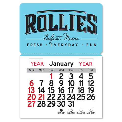 Photo of Magnetic Rectangle Peel N Stick Calendar
