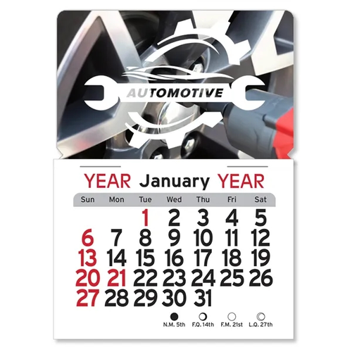 Main photo of Magnetic Rectangle Peel N Stick Calendar