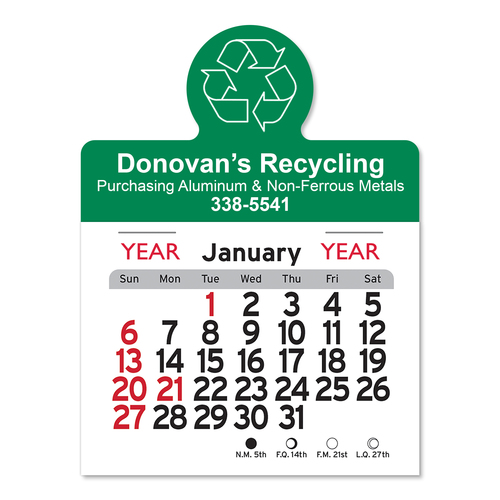 Photo of Magnetic Calendar   Recycling