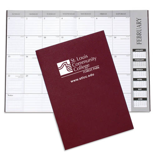 Photo of Academic Monthly Desk Planner Leatherette