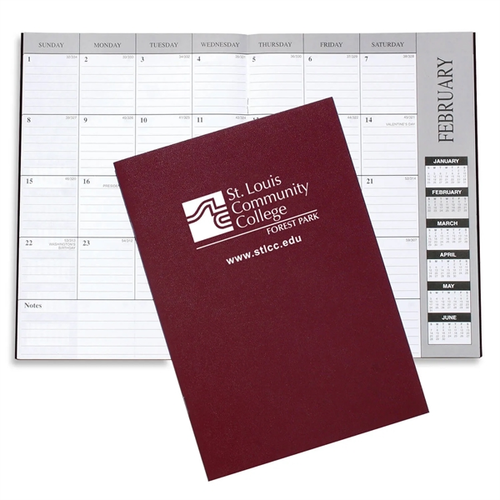 Main photo of Academic Monthly Desk Planner Leatherette