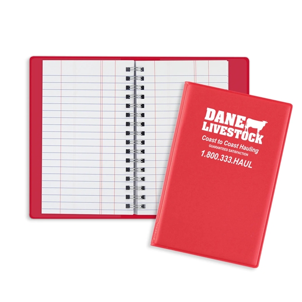 Red color option for Wire O Tally Book Junior