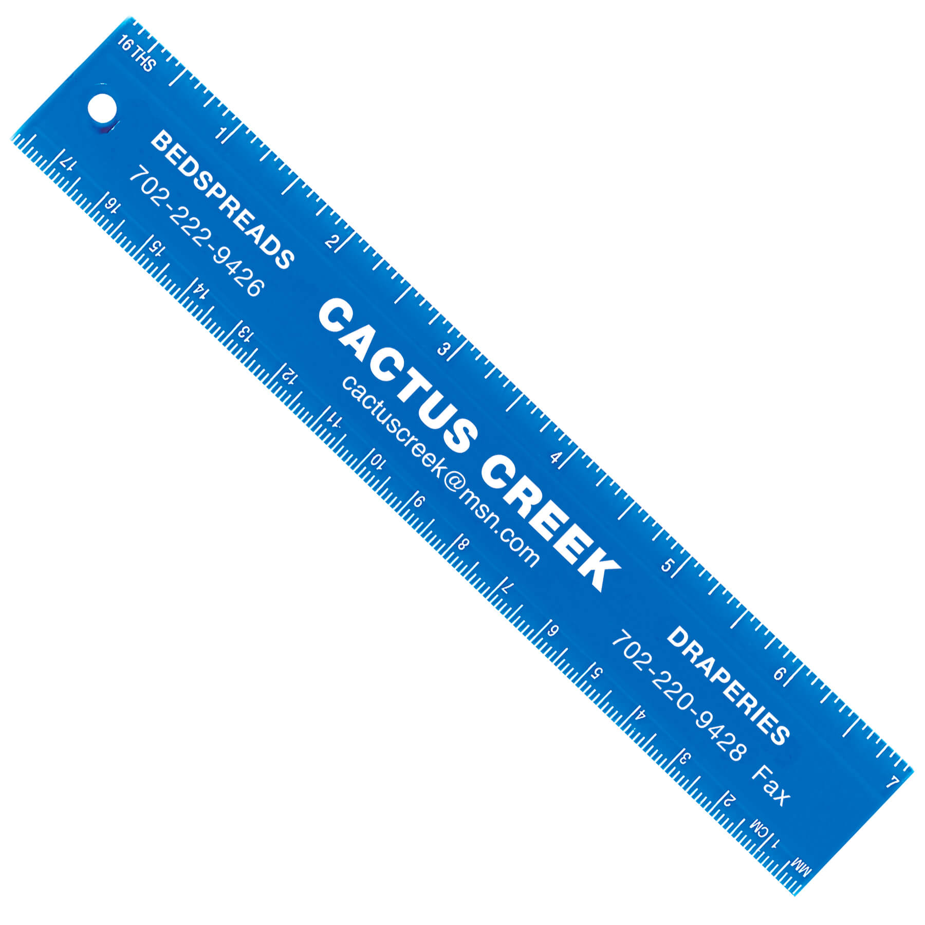 Blue color option for 7 Inch Ruler