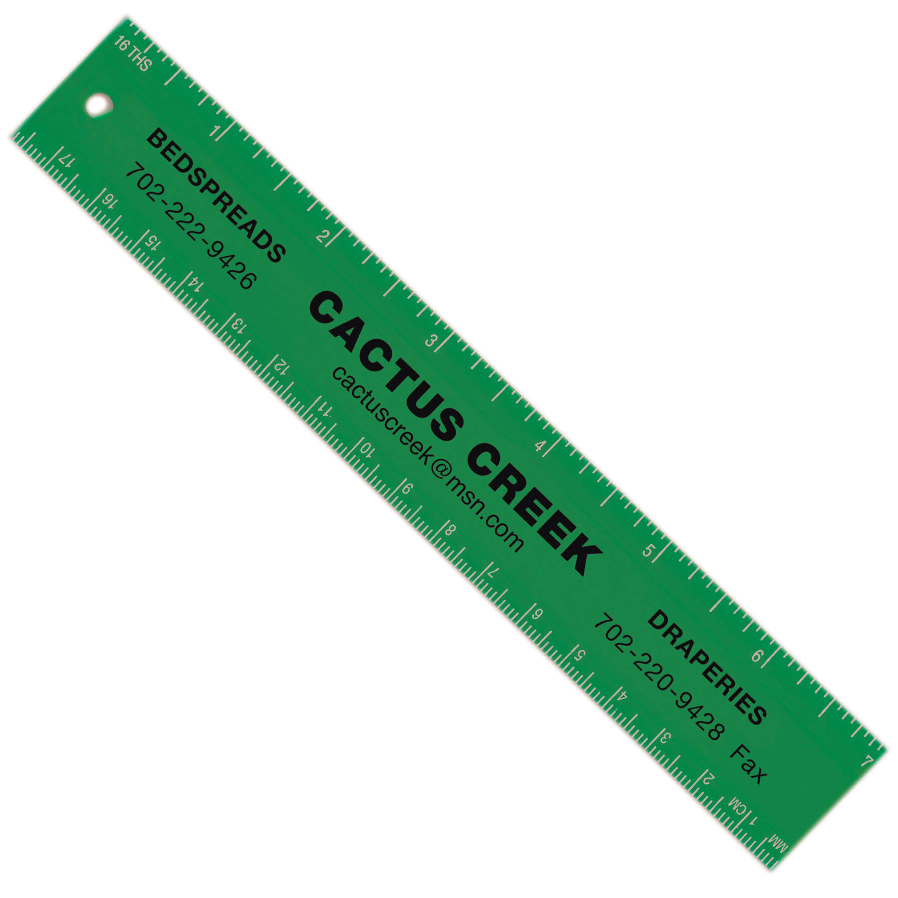 Green color option for 7 Inch Ruler