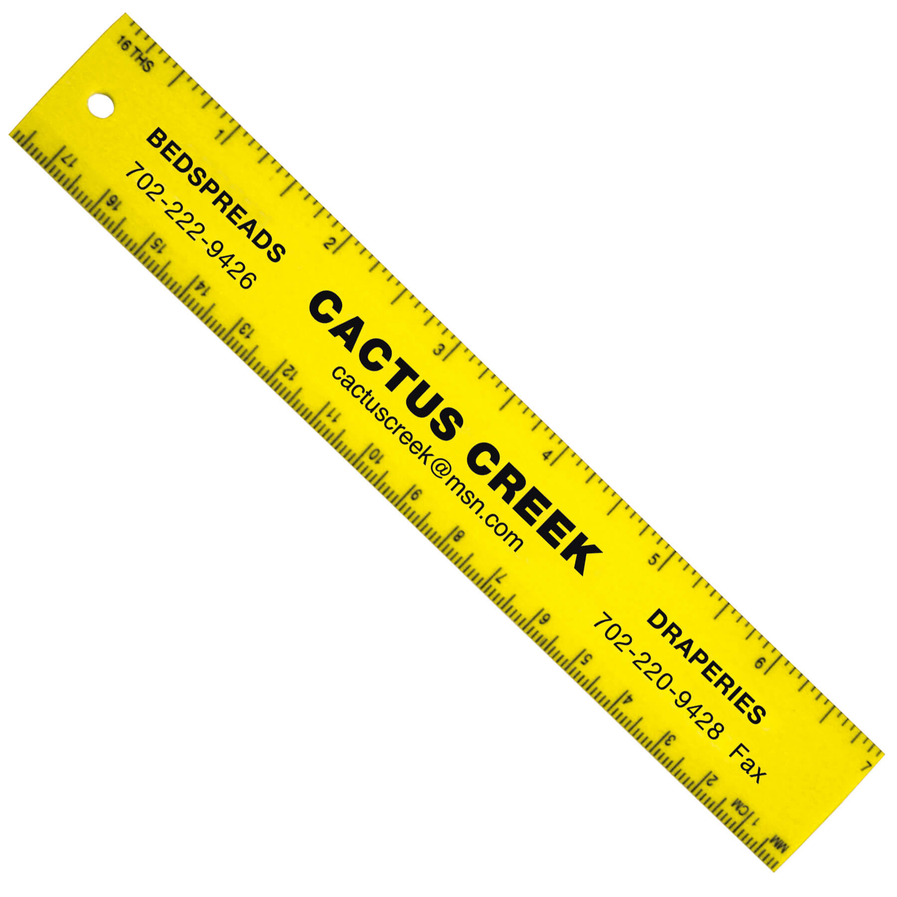 Yellow color option for 7 Inch Ruler