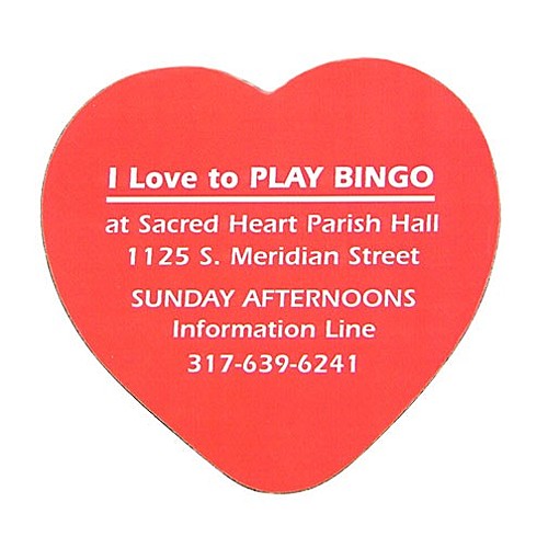 Photo of 1 5/8" X 1 1/2" Heart Paper Stickers	