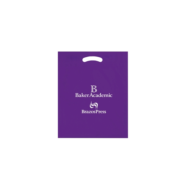 Purple color option for Fold Over Reinforced Die Cut Bag (9" X 13")