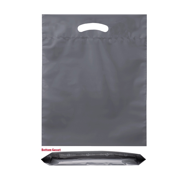 Gray color option for Oxo Reusable Fold Over Reinforced Die Cut Bag |15x18x3|