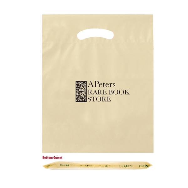 Ivory color option for Oxo Reusable Fold Over Reinforced Die Cut Bag |15x18x3|