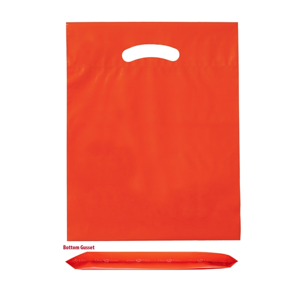 Orange color option for Oxo Reusable Fold Over Reinforced Die Cut Bag |15x18x3|