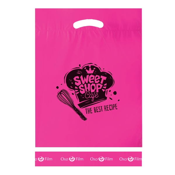 Pink color option for Oxo Reusable Fold Over Reinforced Die Cut Bag |15x18x3|