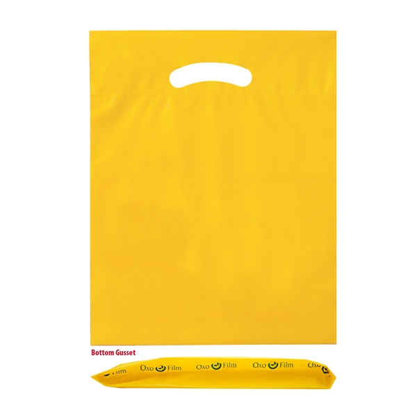 Yellow color option for Oxo Reusable Fold Over Reinforced Die Cut Bag |15x18x3|