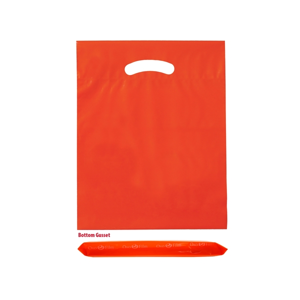 Orange color option for Oxo Reusable Fold Over Reinforced Die Cut Bag |12x16x3|