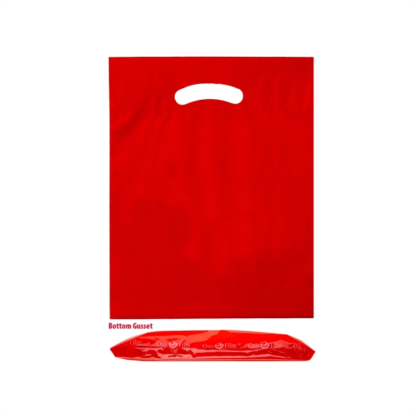 Red color option for Oxo Reusable Fold Over Reinforced Die Cut Bag |12x16x3|
