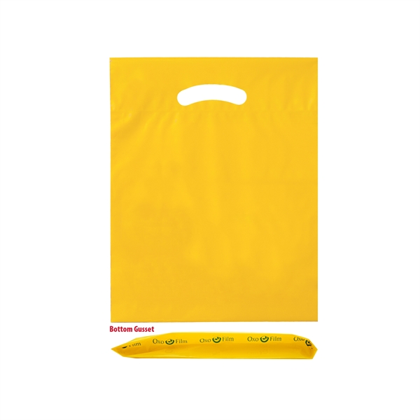 Yellow color option for Oxo Reusable Fold Over Reinforced Die Cut Bag |12x16x3|