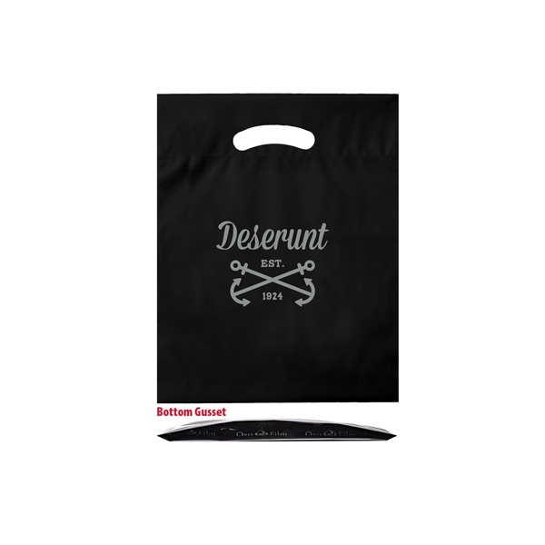Black color option for Oxo Reusable Fold Over Reinforced Die Cut Bag (9"X12")