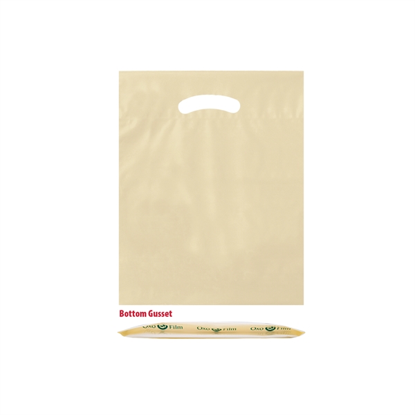 Ivory color option for Oxo Reusable Fold Over Reinforced Die Cut Bag (9"X12")