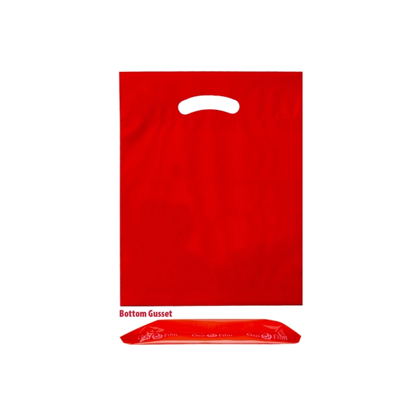 Red color option for Oxo Reusable Fold Over Reinforced Die Cut Bag (9"X12")