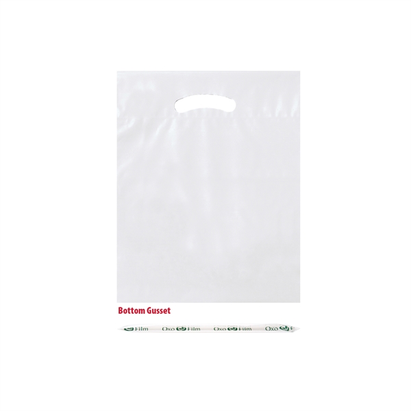 White color option for Oxo Reusable Fold Over Reinforced Die Cut Bag (9"X12")