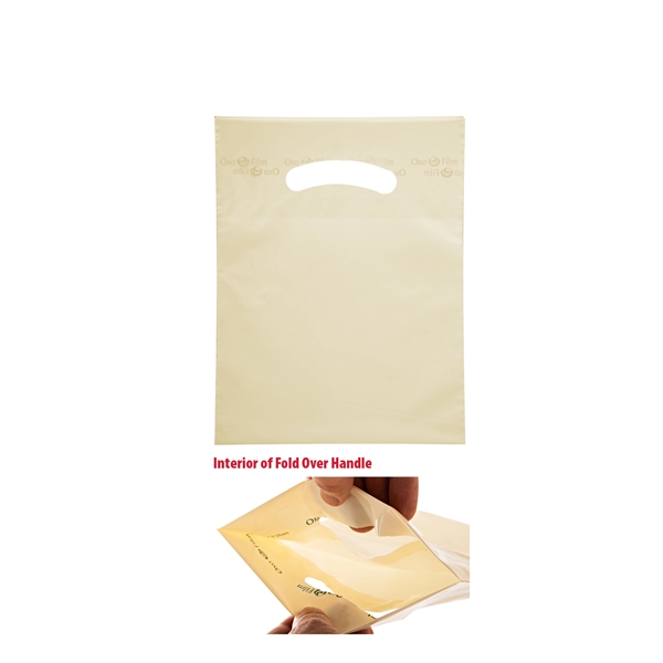 Ivory color option for Oxo Reusable Fold Over Reinforced Die Cut Bag |7.5x10|