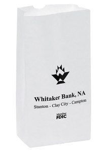 Photo of White Kraft 2# Popcorn Sos Bag