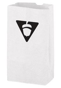 Photo of White Kraft 6# Sos Grocery Bag