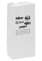 White Kraft 16# Large Sos Grocery Bag