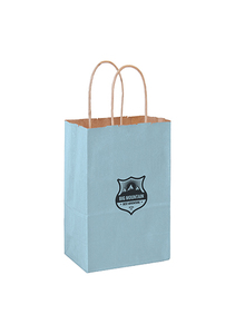Photo of Matte Color Twisted Paper Handle Shopper