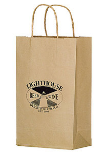 Photo of Natural Kraft Twisted Paper Handle Shopper