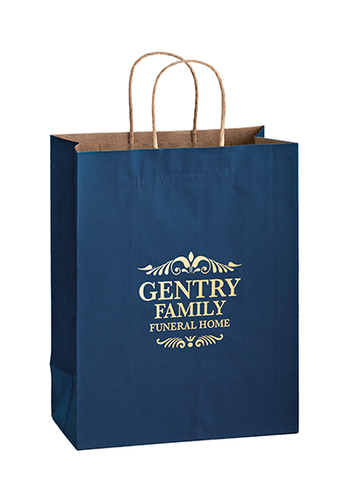 Photo of Matte Color Twisted Paper Handle Shopper