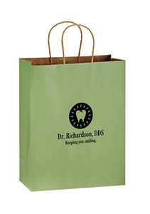 Photo of Matte Color Twisted Paper Handle Shopper